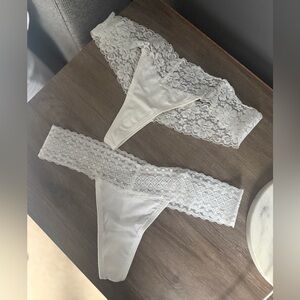 Victoria’s Secret Lace Thong Set